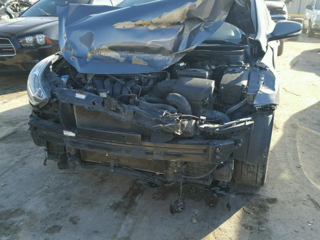 5NPDH4AE2CH121051 - 2012 HYUNDAI ELANTRA GL SILVER photo 9