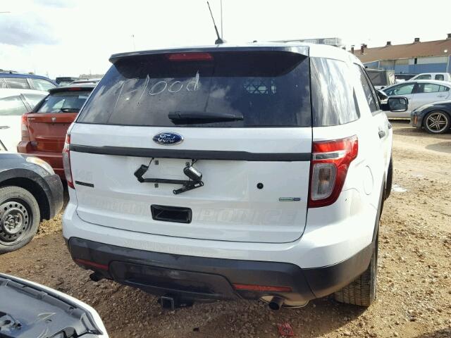 1FM5K8AR3DGC63023 - 2013 FORD EXPLORER P WHITE photo 4