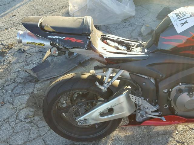 JH2PC37066M301782 - 2006 HONDA CBR600 TWO TONE photo 9