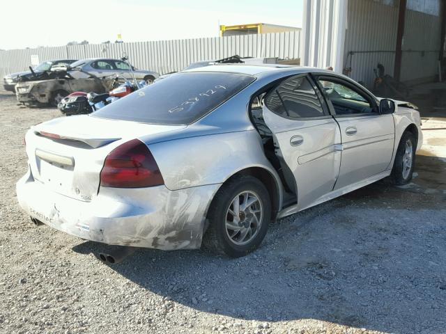 2G2WR524641365925 - 2004 PONTIAC GRAND PRIX SILVER photo 4