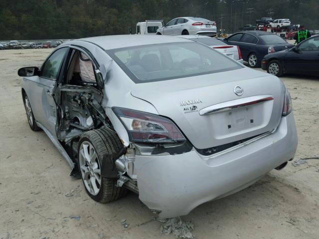 1N4AA5AP2DC814283 - 2013 NISSAN MAXIMA S SILVER photo 3