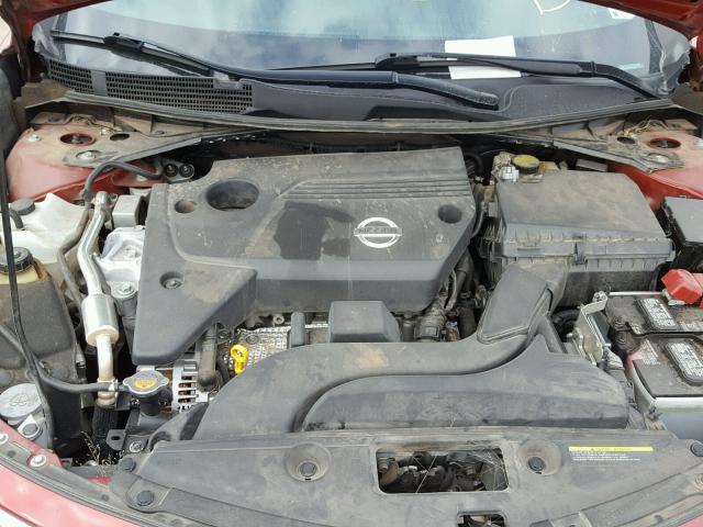 1N4AL3AP9FC104444 - 2015 NISSAN ALTIMA 2.5 RED photo 7