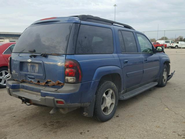 1GNET16M656152356 - 2005 CHEVROLET TRAILBLAZE BLUE photo 4