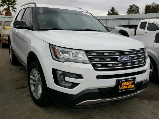 1FM5K7D87HGC62332 - 2017 FORD EXPLORER X WHITE photo 1