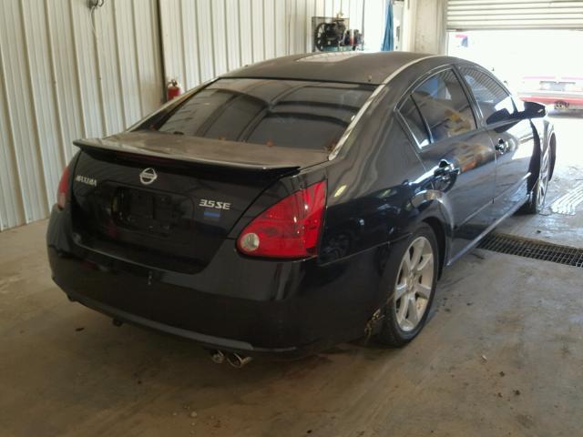 1N4BA41EX7C854998 - 2007 NISSAN MAXIMA BLACK photo 4