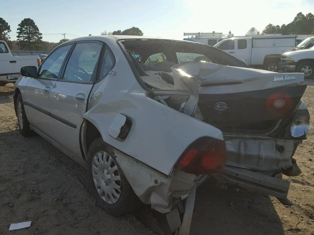 2G1WF52E449368054 - 2004 CHEVROLET IMPALA GRAY photo 3