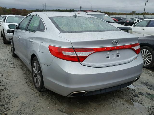 KMHFG4JG6FA453983 - 2015 HYUNDAI AZERA SILVER photo 3