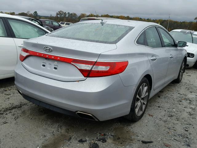 KMHFG4JG6FA453983 - 2015 HYUNDAI AZERA SILVER photo 4