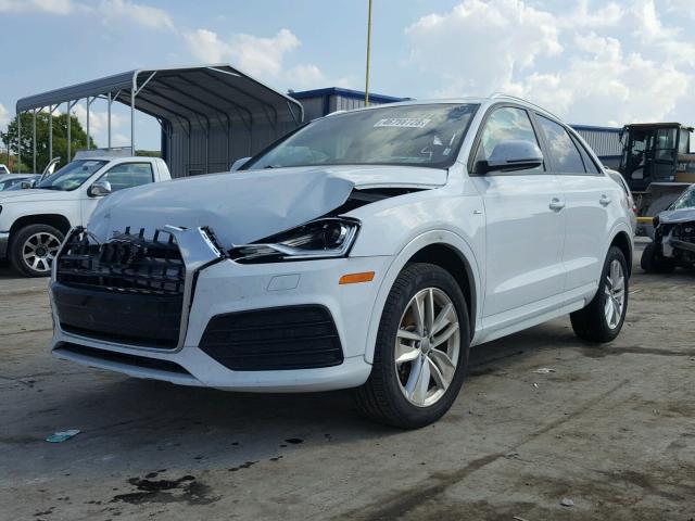 WA1BCCFS2JR017657 - 2018 AUDI Q3 PREMIUM WHITE photo 2