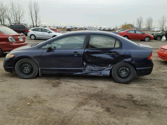 2HGFA16307H034302 - 2007 HONDA CIVIC DX BLUE photo 9