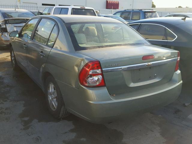 1G1ZT528X5F229443 - 2005 CHEVROLET MALIBU LS 绿色 照片 3