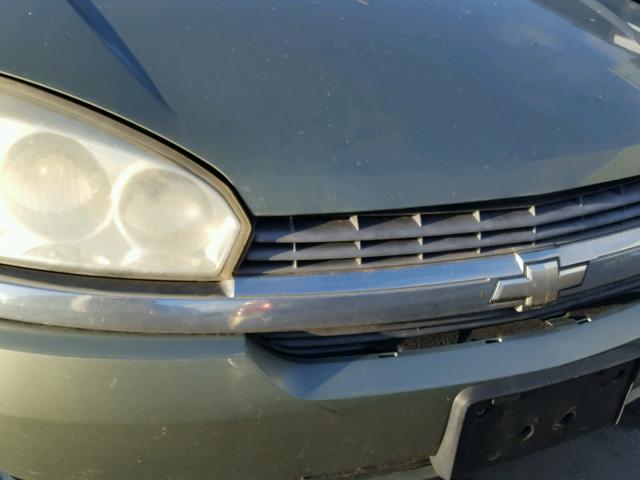 1G1ZT528X5F229443 - 2005 CHEVROLET MALIBU LS 绿色 照片 9