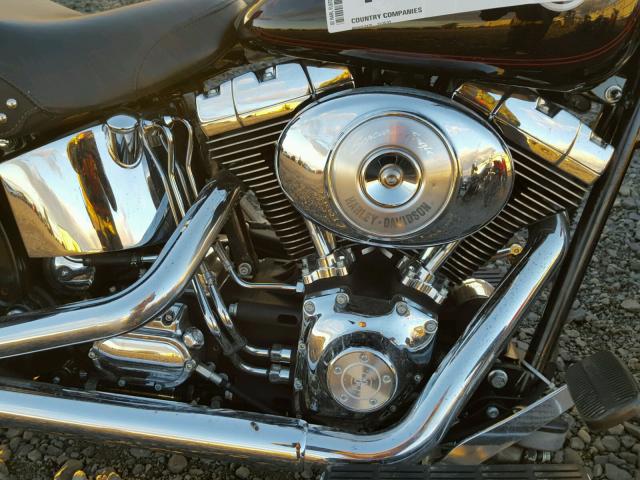 1HD1BWB122Y076510 - 2002 HARLEY-DAVIDSON FLSTCI BLACK photo 7