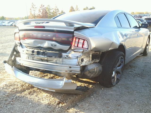 2C3CDXHG1CH132247 - 2012 DODGE CHARGER SX SILVER photo 4