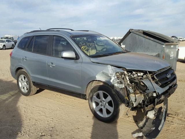 5NMSH13E17H030987 - 2007 HYUNDAI SANTA FE S BLUE photo 1