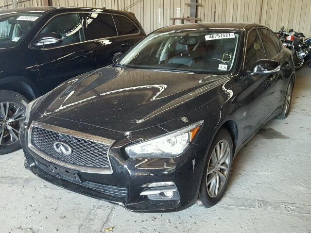 JN1BV7AR8FM398093 - 2015 INFINITI Q50 BASE BLACK photo 2