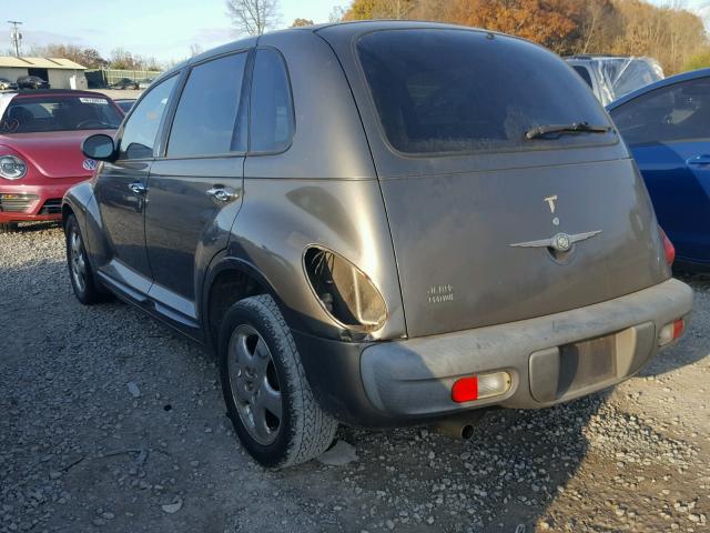 3C8FY68B32T234617 - 2002 CHRYSLER PT CRUISER GRAY photo 3