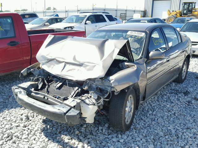 1G1NE52M8X6119161 - 1999 CHEVROLET MALIBU LS ყავისფერი ფოტო 2