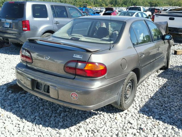 1G1NE52M8X6119161 - 1999 CHEVROLET MALIBU LS ყავისფერი ფოტო 4
