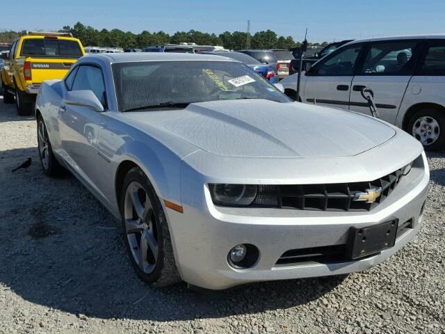 2G1FC1E39D9215083 - 2013 CHEVROLET CAMARO LT SILVER photo 1