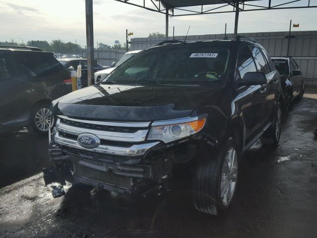 2FMDK3JC8CBA67269 - 2012 FORD EDGE BLACK photo 2