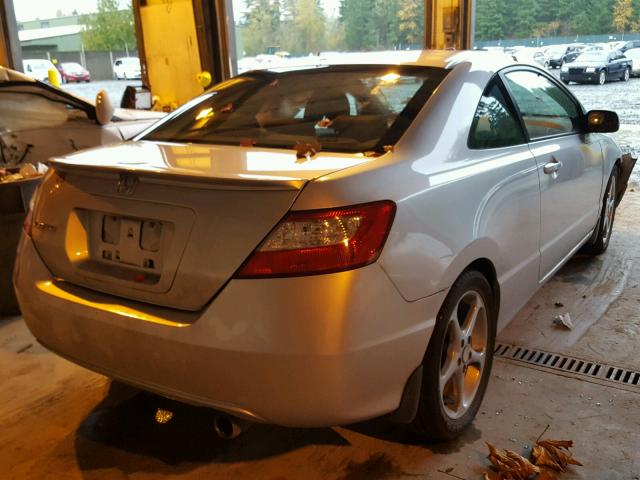 2HGFG12826H550840 - 2006 HONDA CIVIC EX ვერცხლისფერი ფოტო 4