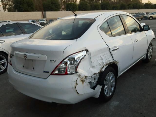 3N1CN7AP9CL895047 - 2012 NISSAN VERSA S WHITE photo 4