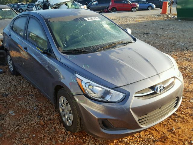 KMHCT4AE7GU136789 - 2016 HYUNDAI ACCENT SE GRAY photo 1