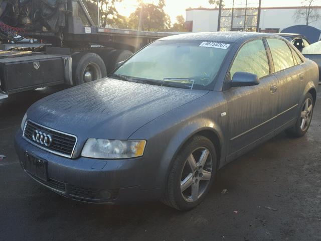 WAULC68E95A109417 - 2005 AUDI A4 1.8T QU GRAY photo 2