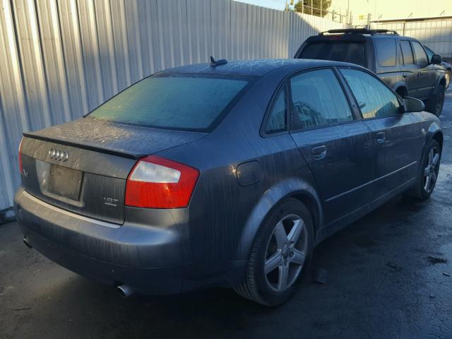 WAULC68E95A109417 - 2005 AUDI A4 1.8T QU GRAY photo 4