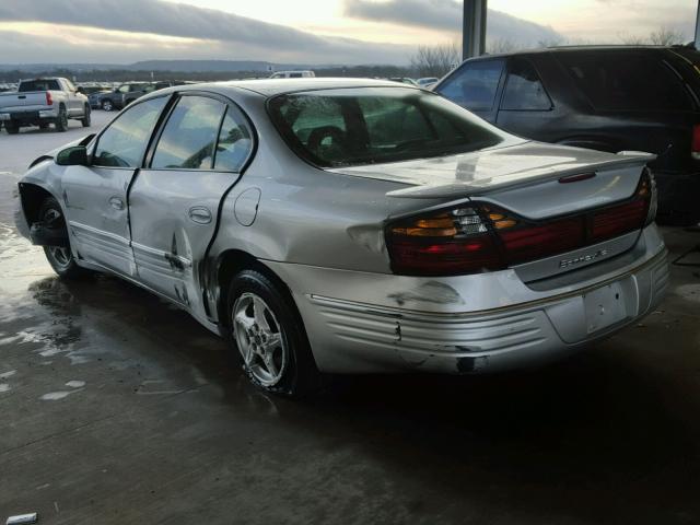 1G2HX54K214251043 - 2001 PONTIAC BONNEVILLE SILVER photo 3