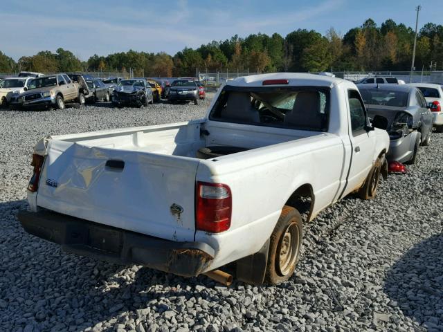 1FTYR10E05PA80585 - 2005 FORD RANGER WHITE photo 4