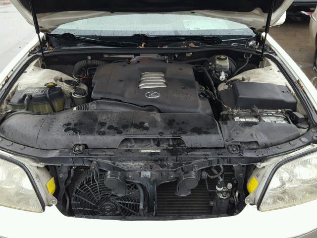 JT8BH28F0X0146607 - 1999 LEXUS LS 400 WHITE photo 7