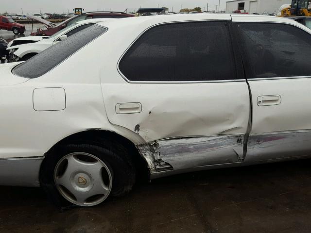 JT8BH28F0X0146607 - 1999 LEXUS LS 400 WHITE photo 9