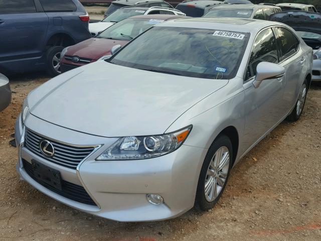 JTHBK1GG6E2086615 - 2014 LEXUS ES 350 SILVER photo 2