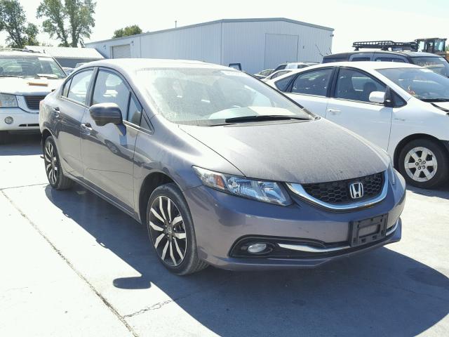 2HGFB2F99FH532410 - 2015 HONDA CIVIC EXL 灰色 照片 1
