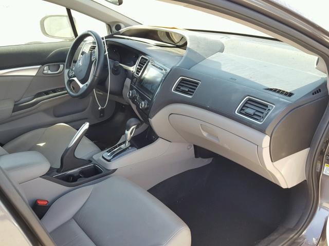 2HGFB2F99FH532410 - 2015 HONDA CIVIC EXL 灰色 照片 5