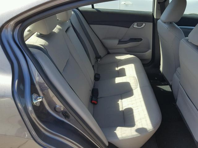 2HGFB2F99FH532410 - 2015 HONDA CIVIC EXL 灰色 照片 6