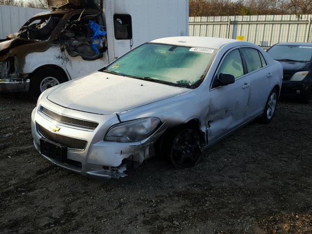 1G1ZA5E08AF250426 - 2010 CHEVROLET MALIBU LS SILVER photo 2