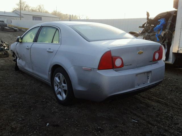 1G1ZA5E08AF250426 - 2010 CHEVROLET MALIBU LS ვერცხლისფერი ფოტო 3