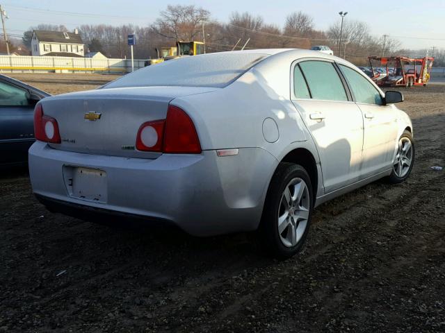 1G1ZA5E08AF250426 - 2010 CHEVROLET MALIBU LS SILVER photo 4