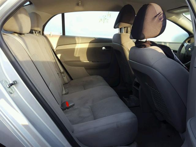 1G1ZA5E08AF250426 - 2010 CHEVROLET MALIBU LS ვერცხლისფერი ფოტო 6