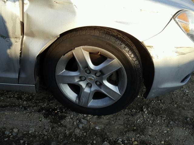 1G1ZA5E08AF250426 - 2010 CHEVROLET MALIBU LS ვერცხლისფერი ფოტო 9