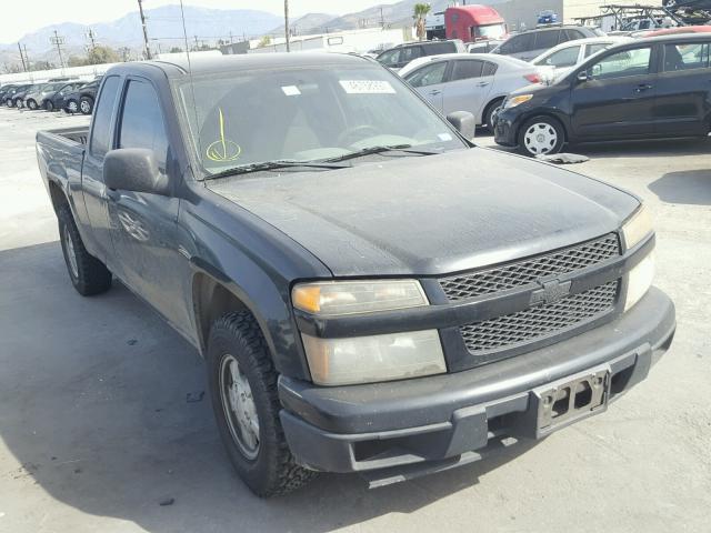 1GCCS198X68260082 - 2006 CHEVROLET COLORADO BLACK photo 1