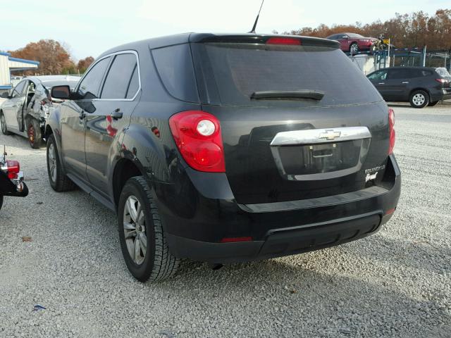 2CNALBEW6A6309996 - 2010 CHEVROLET EQUINOX LS BLACK photo 3