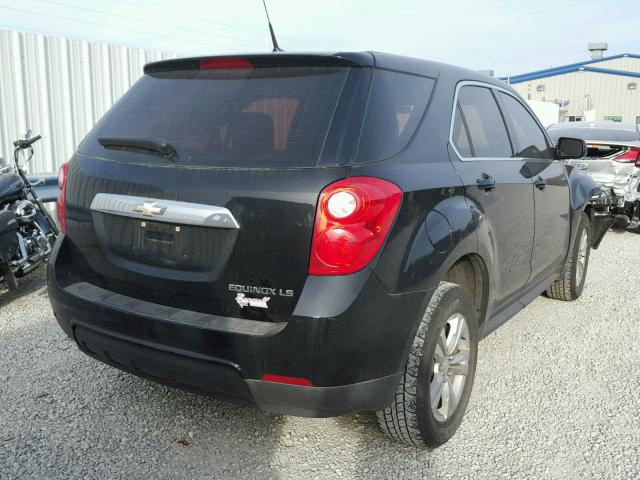 2CNALBEW6A6309996 - 2010 CHEVROLET EQUINOX LS BLACK photo 4