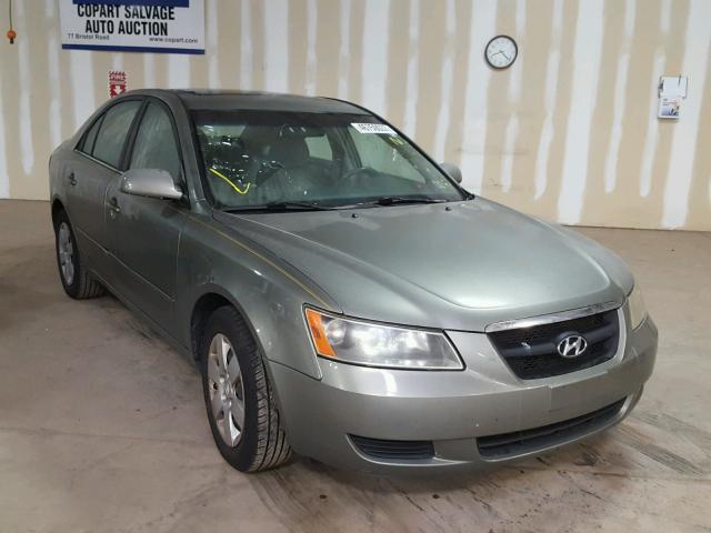 5NPET46C47H255141 - 2007 HYUNDAI SONATA GLS GREEN photo 1