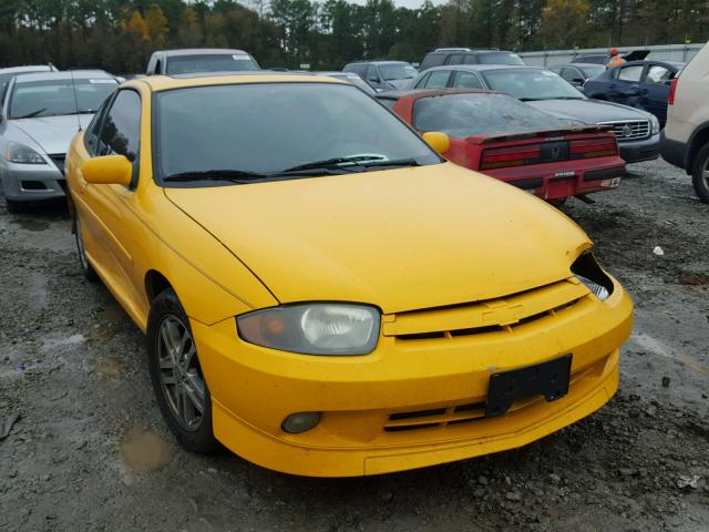 1G1JH12F237158400 - 2003 CHEVROLET CAVALIER L YELLOW photo 1