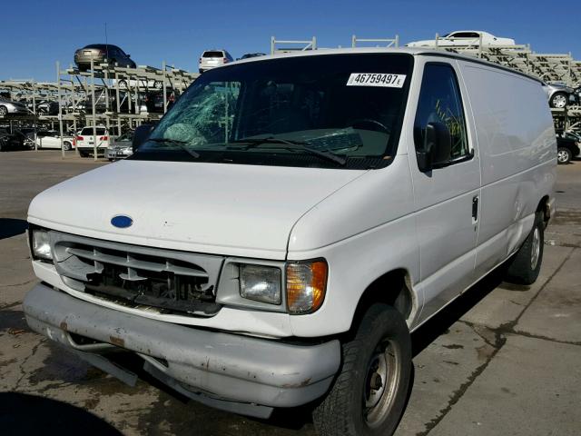 1FTEE1423VHC11842 - 1997 FORD ECONOLINE WHITE photo 2