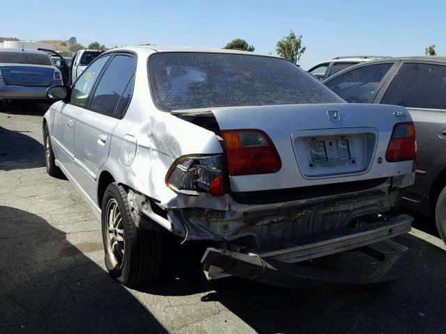 2HGEJ6617XH510567 - 1999 HONDA CIVIC BASE 银色 照片 3